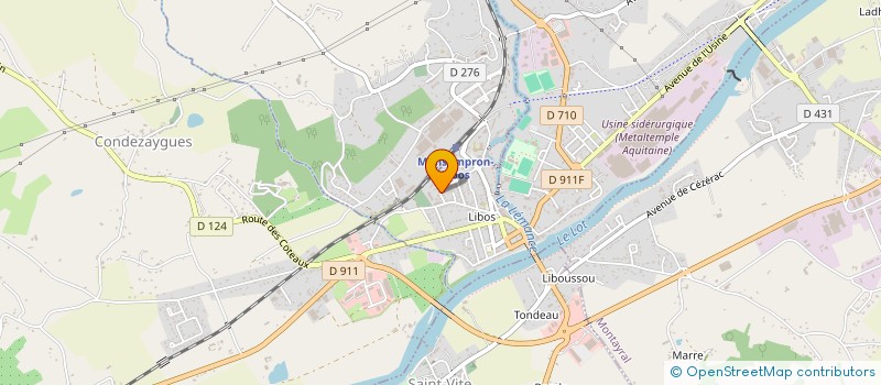 localisation de l'entreprise MONSIEUR ABDERRAHIM AIT AAZIZ  MONSEMPRON-LIBOS