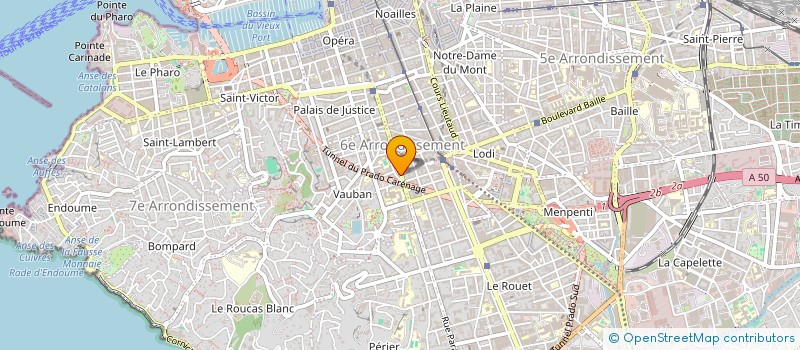 localisation de l'entreprise MONSIEUR ABDERRAHIM ALIOUA  MARSEILLE
