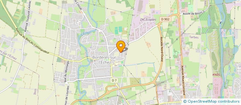 localisation de l'entreprise MONSIEUR ABDERRAHIM AMRALLAH  BORDERES-SUR-L'ECHEZ