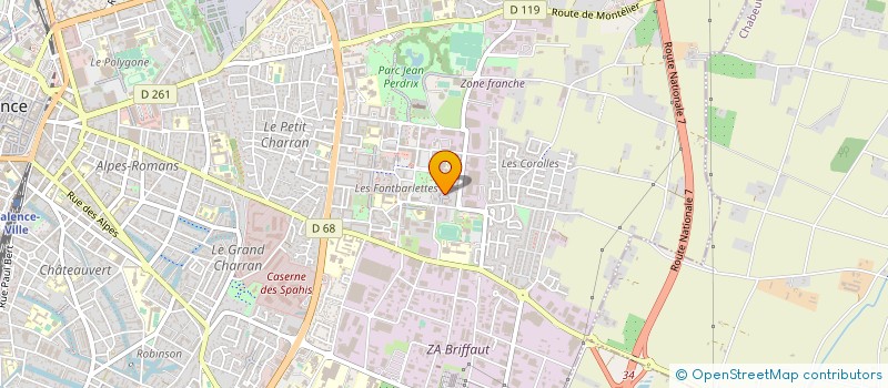 localisation de l'entreprise MONSIEUR ABDERRAHIM ASSMY à VALENCE