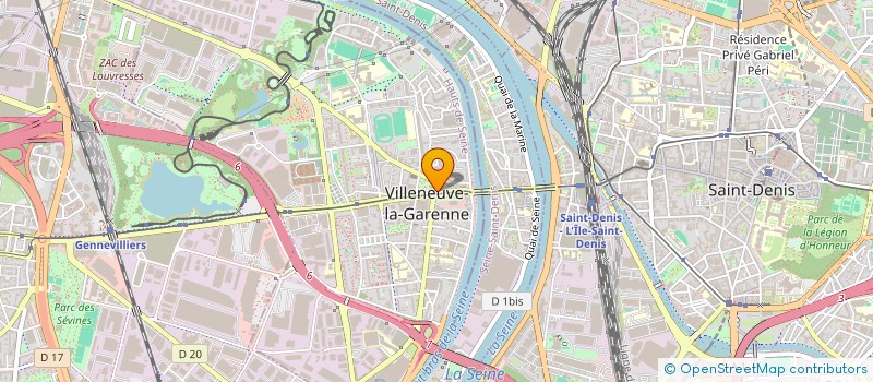 localisation de l'entreprise MONSIEUR ABDERRAHIM BABADA à VILLENEUVE-LA-GARENNE