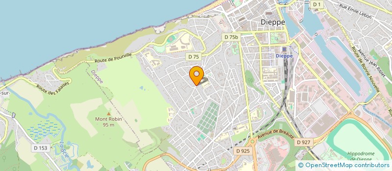 localisation de l'entreprise MONSIEUR ABDERRAHIM BAKA  DIEPPE