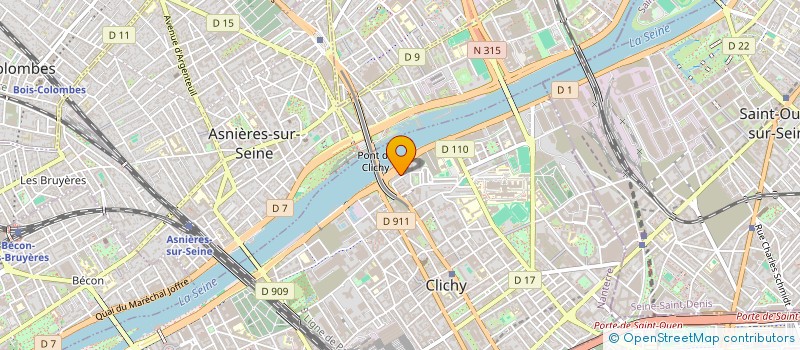 localisation de l'entreprise MONSIEUR ABDERRAHIM BEGHOURA à CLICHY