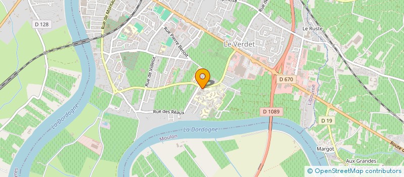 localisation de l'entreprise MONSIEUR ABDERRAHIM BELAID  LIBOURNE