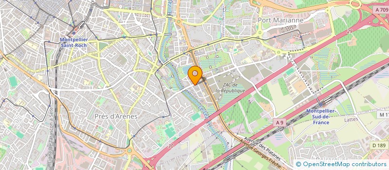 localisation de l'entreprise MONSIEUR ABDERRAHIM BEN ALLA à MONTPELLIER