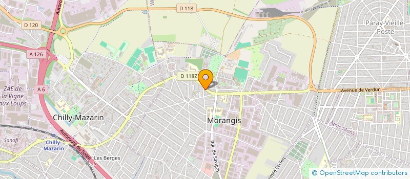 localisation de l'entreprise MONSIEUR ABDERRAHIM BENCHAIB à MORANGIS