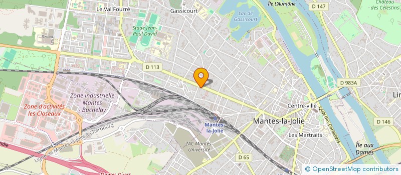 localisation de l'entreprise MONSIEUR ABDERRAHIM BENDAS  MANTES-LA-JOLIE