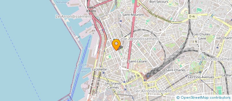 localisation de l'entreprise MONSIEUR ABDERRAHIM BENDJERIOU à MARSEILLE