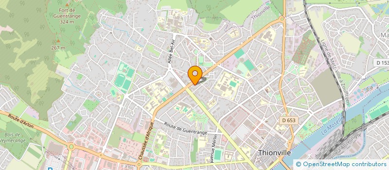 localisation de l'entreprise MONSIEUR ABDERRAHIM BENKABOU  THIONVILLE