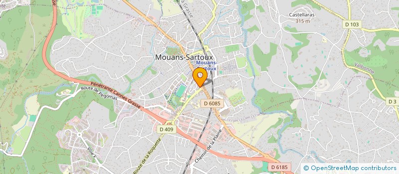 localisation de l'entreprise MONSIEUR ABDERRAHIM BENZERRAM à MOUGINS