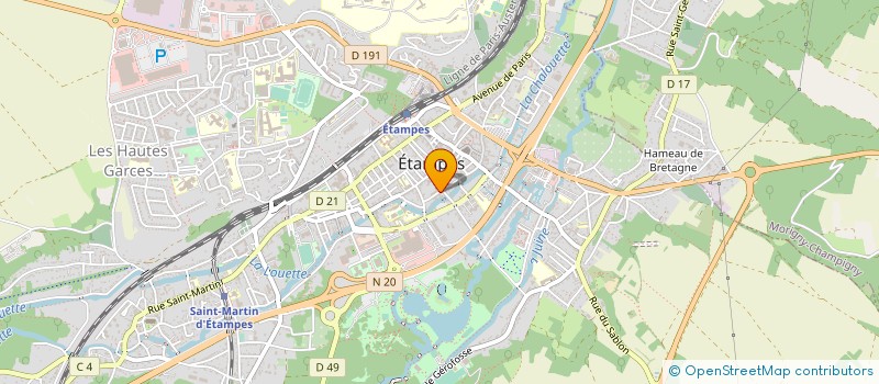 localisation de l'entreprise MONSIEUR ABDERRAHIM BOUAYADI  ETAMPES