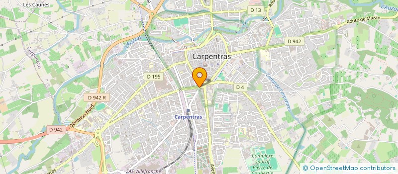 localisation de l'entreprise MONSIEUR ABDERRAHIM BOUAYSS  CARPENTRAS