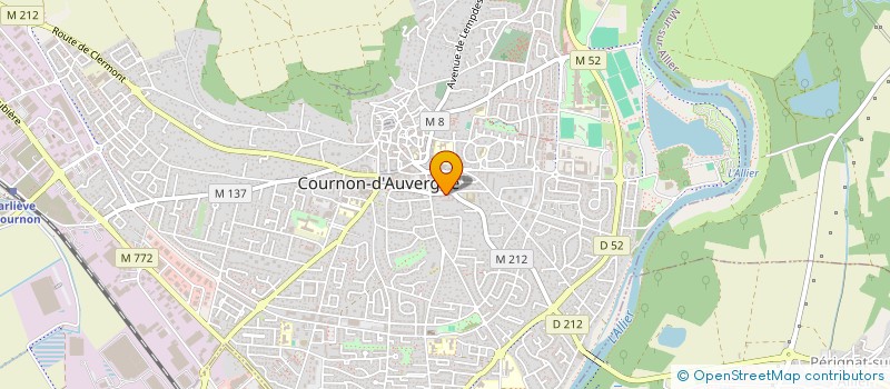 localisation de l'entreprise MONSIEUR ABDERRAHIM BOUCHANE  COURNON-D'AUVERGNE