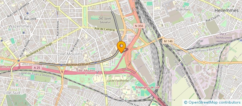 localisation de l'entreprise MONSIEUR ABDERRAHIM BOUCHLAGHEM à LILLE