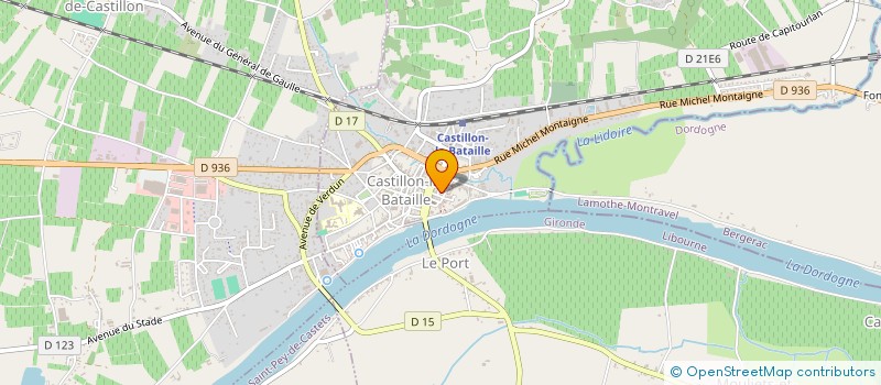 localisation de l'entreprise MONSIEUR ABDERRAHIM BOUGUEDDACH à CASTILLON-LA-BATAILLE