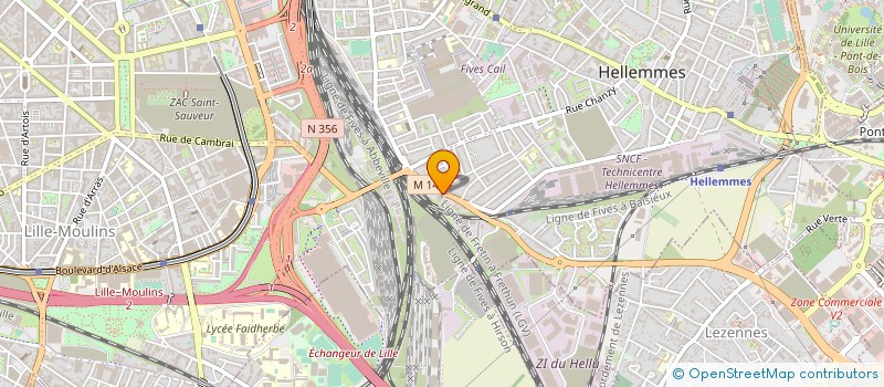 localisation de l'entreprise MONSIEUR ABDERRAHIM BOUNOUH à LILLE