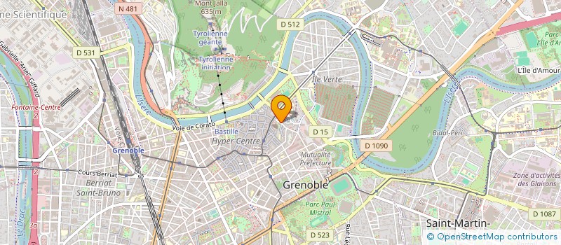 localisation de l'entreprise MONSIEUR ABDERRAHIM BRIMESSE  GRENOBLE