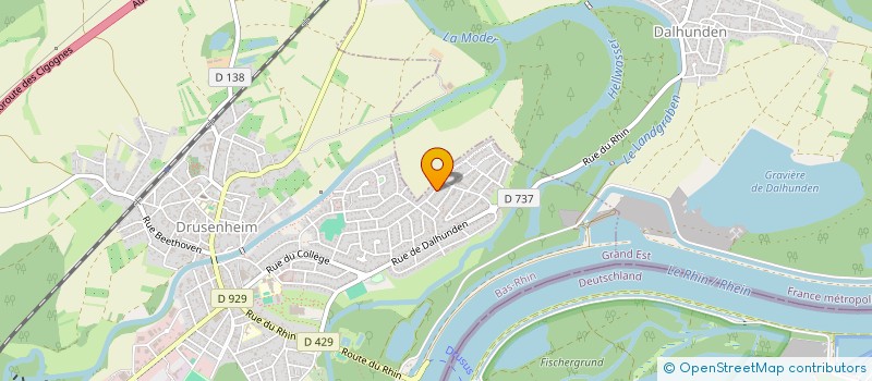 localisation de l'entreprise MONSIEUR ABDERRAHIM BUSUABAN  DRUSENHEIM