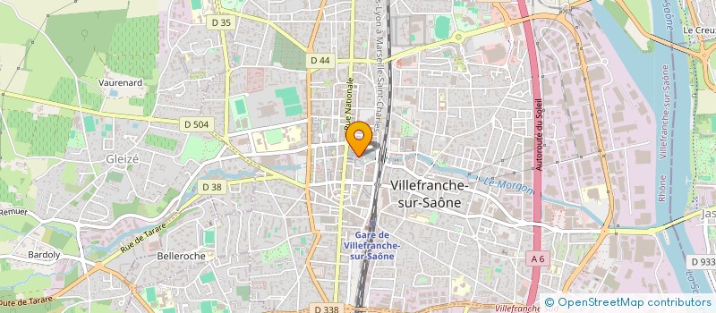 localisation de l'entreprise MONSIEUR ABDERRAHIM CHANA  VILLEFRANCHE-SUR-SAONE