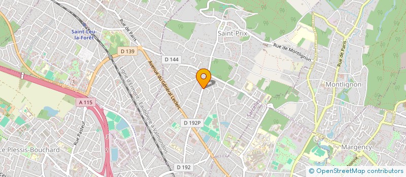 localisation de l'entreprise MONSIEUR ABDERRAHIM CHAREF à SAINT-PRIX