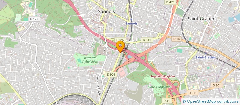 localisation de l'entreprise MONSIEUR ABDERRAHIM CHOUKRI à SANNOIS