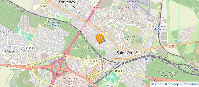 localisation de l'entreprise MONSIEUR ABDERRAHIM DEBOUZA  SAINT-CYR-L'ECOLE