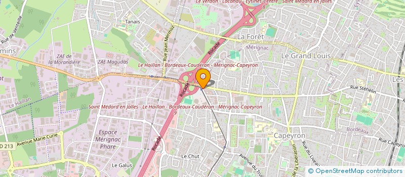 localisation de l'entreprise MONSIEUR ABDERRAHIM DOUGHOUI  MERIGNAC