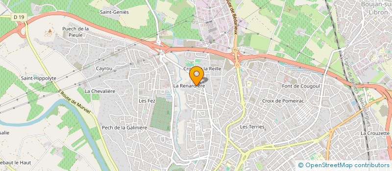 localisation de l'entreprise MONSIEUR ABDERRAHIM DRIOUCH à BEZIERS