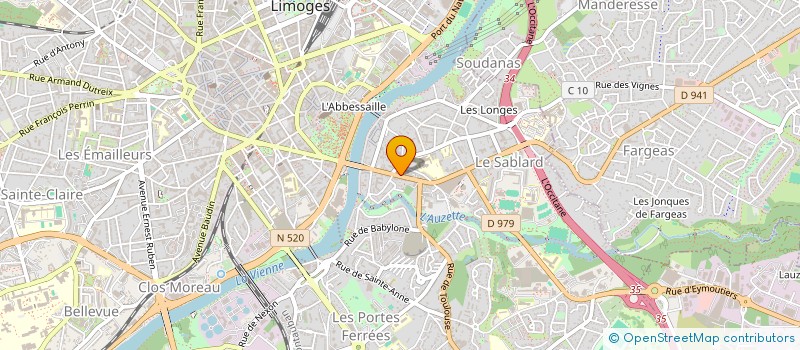 localisation de l'entreprise MONSIEUR ABDERRAHIM EL ASSERI à LIMOGES