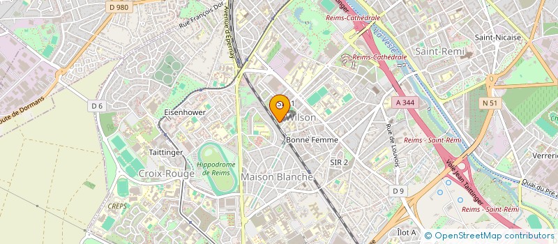 localisation de l'entreprise MONSIEUR ABDERRAHIM EL BADAOUI  REIMS