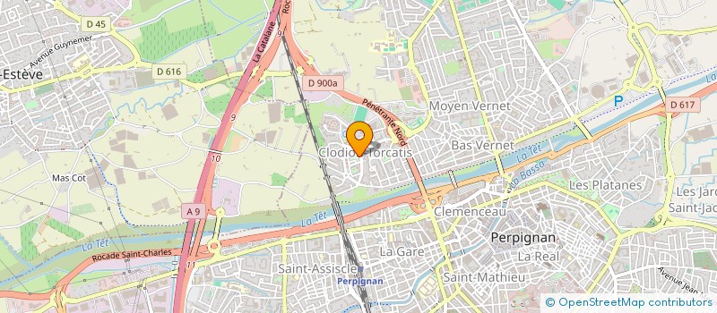 localisation de l'entreprise MONSIEUR ABDERRAHIM EL FARCHAKHI  PERPIGNAN