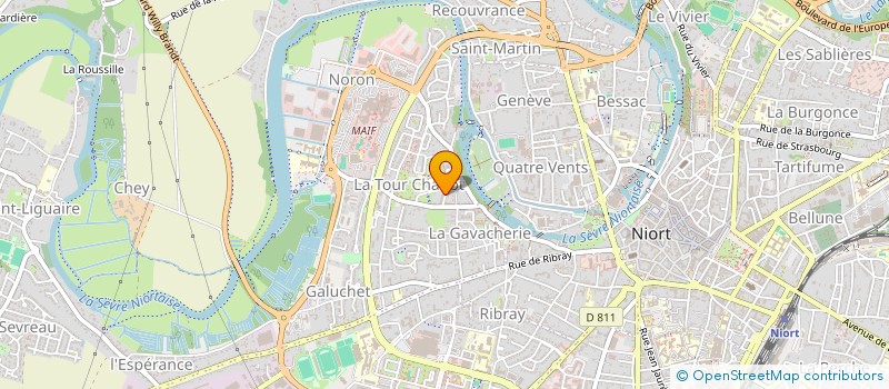 localisation de l'entreprise MONSIEUR ABDERRAHIM EL HAIJ à NIORT