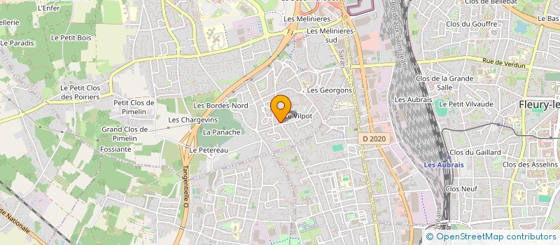 localisation de l'entreprise MONSIEUR ABDERRAHIM EL HAMZAOUI à SARAN