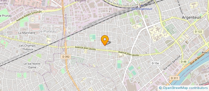 localisation de l'entreprise MONSIEUR ABDERRAHIM EL HAYTI  ARGENTEUIL