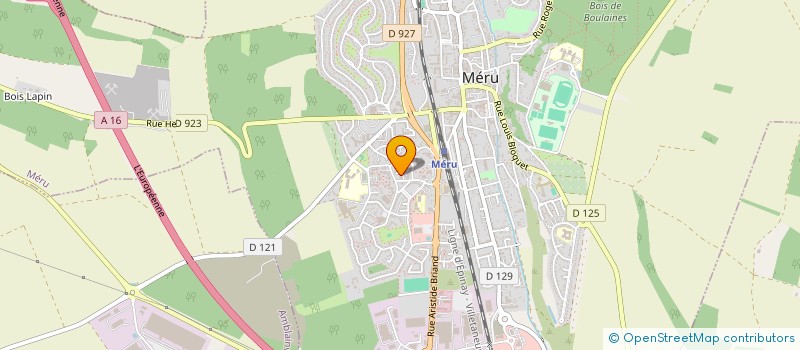 localisation de l'entreprise MONSIEUR ABDERRAHIM EL MAHI  MERU