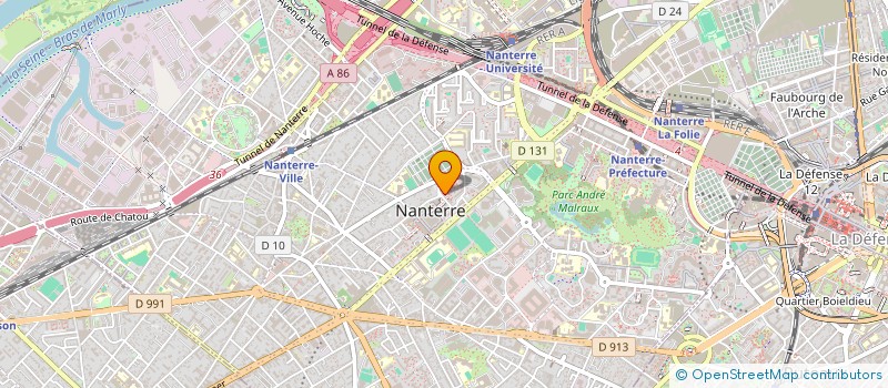 localisation de l'entreprise MONSIEUR ABDERRAHIM EL MESSAOUDI  NANTERRE