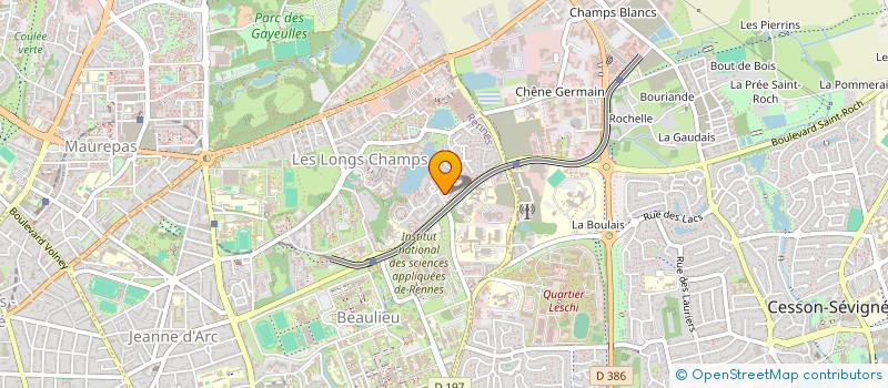 localisation de l'entreprise MONSIEUR ABDERRAHIM ELBAZ  RENNES