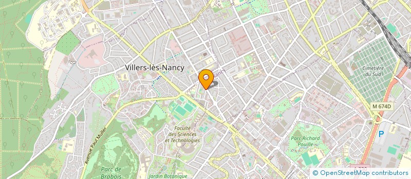 localisation de l'entreprise MONSIEUR ABDERRAHIM ELBORDJI  VANDUVRE-LES-NANCY