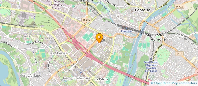 localisation de l'entreprise MONSIEUR ABDERRAHIM ERRAMI à PONTOISE