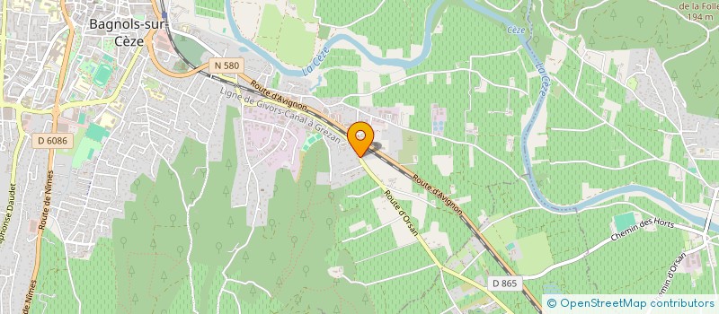 localisation de l'entreprise MONSIEUR ABDERRAHIM EZ-ZABOUTI à BAGNOLS-SUR-CEZE