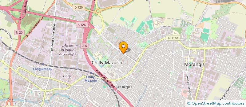 localisation de l'entreprise MONSIEUR ABDERRAHIM GHADDARI à CHILLY-MAZARIN
