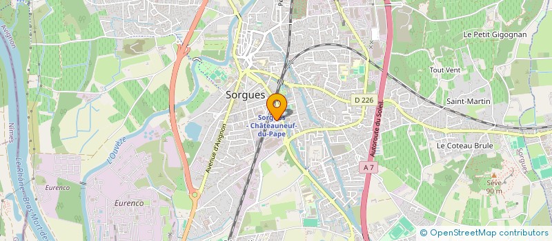 localisation de l'entreprise MONSIEUR ABDERRAHIM HABIBI  SORGUES