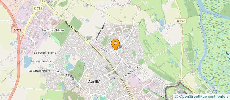 localisation de l'entreprise MONSIEUR ABDERRAHIM HAJJAJI à AVRILLE