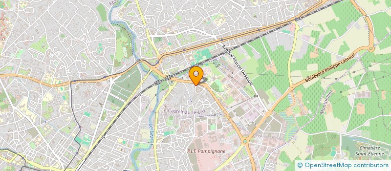 localisation de l'entreprise MONSIEUR ABDERRAHIM HAJJIOUI  CASTELNAU-LE-LEZ