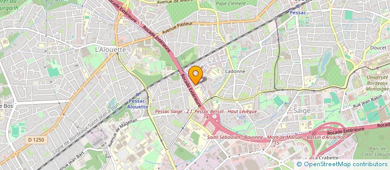 localisation de l'entreprise MONSIEUR ABDERRAHIM HARRAD à PESSAC