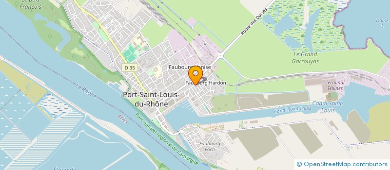 localisation de l'entreprise MONSIEUR ABDERRAHIM HEDDAJI à PORT-SAINT-LOUIS-DU-RHONE