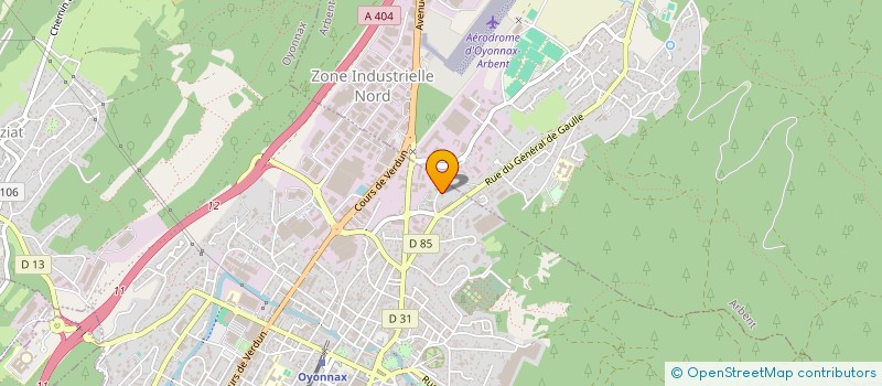 localisation de l'entreprise MONSIEUR ABDERRAHIM IMANI à OYONNAX