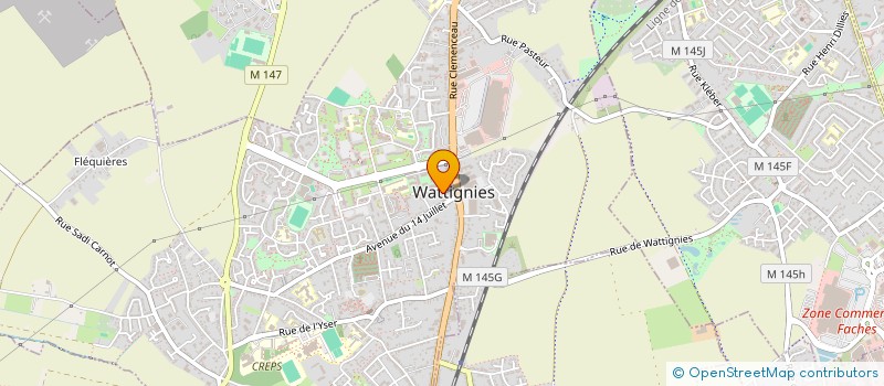 localisation de l'entreprise MONSIEUR ABDERRAHIM JBILI  LOOS