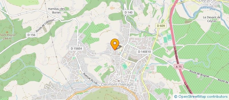 localisation de l'entreprise MONSIEUR ABDERRAHIM KADA à CLERMONT-L'HERAULT