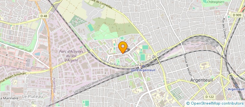 localisation de l'entreprise MONSIEUR ABDERRAHIM KAMRI à ARGENTEUIL